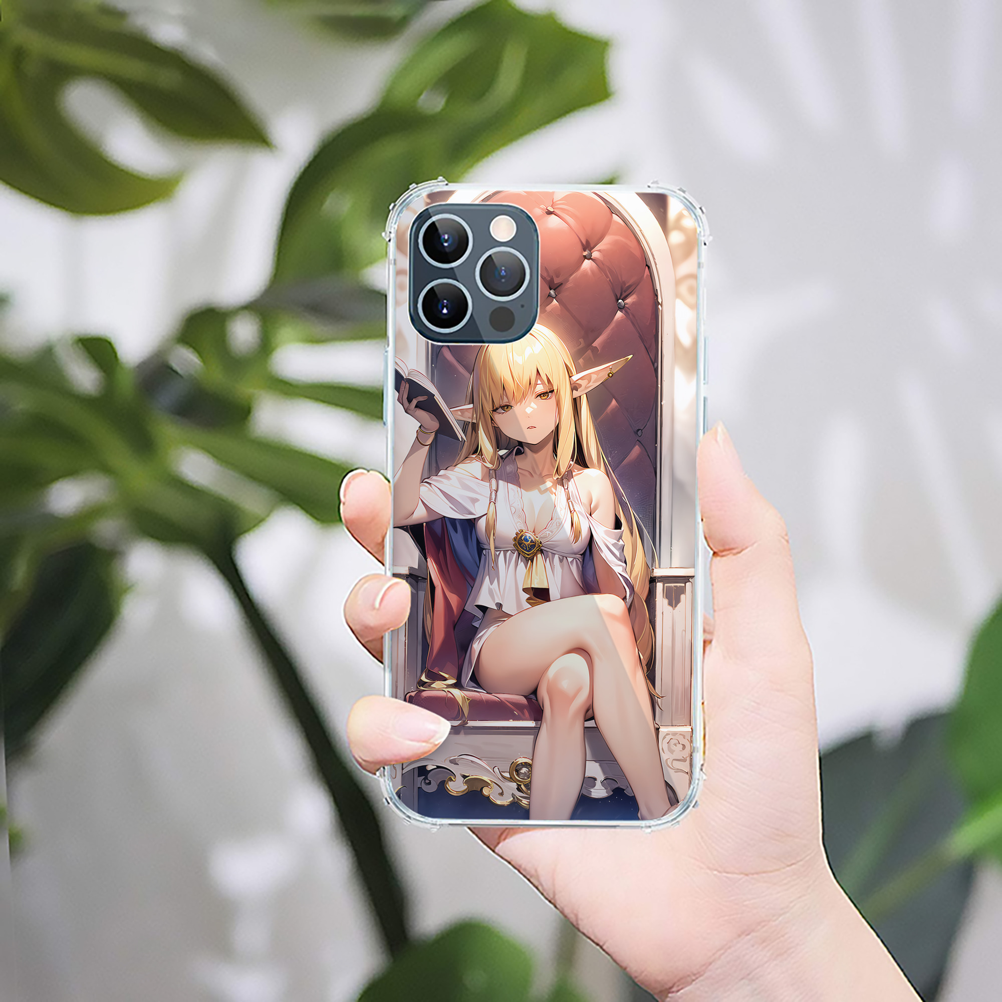 （画像用） 葬送のフリーレン Frieren 【iPhone 12シリーズ対応】透明スマホケース（クリアソフトケース）